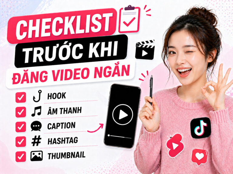 Checklist trước khi đăng video ngắn ai cũng cần biết