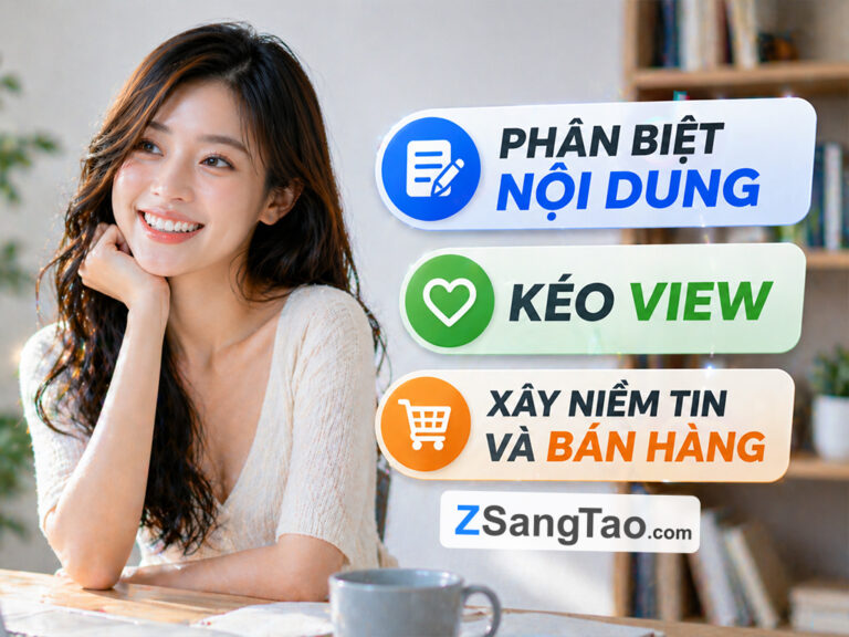 Phân biệt nội dung kéo view, xây niềm tin và bán hàng