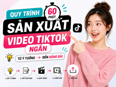 Quy trình 60 phút sản xuất video TikTok ngắn