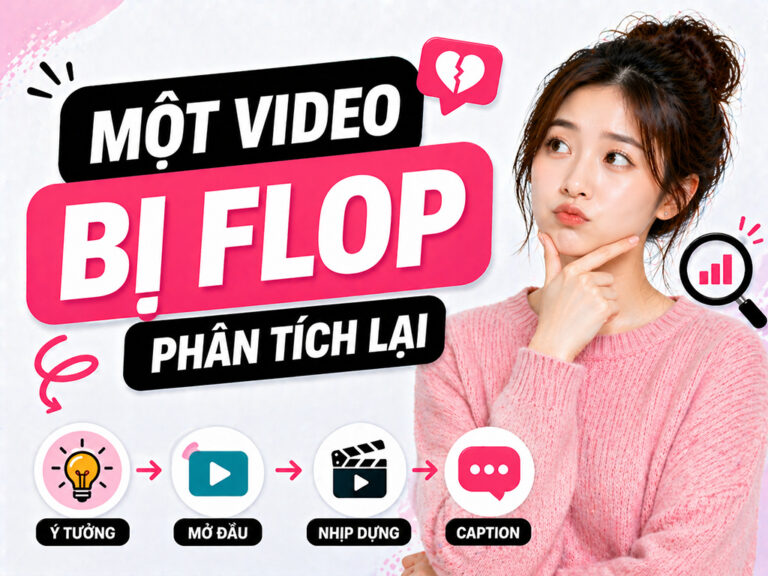 Một video bị flop: cách phân tích và tuyệt chiêu sửa lỗi