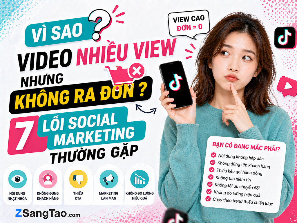 Vì sao video nhiều view nhưng vẫn không ra đơn?